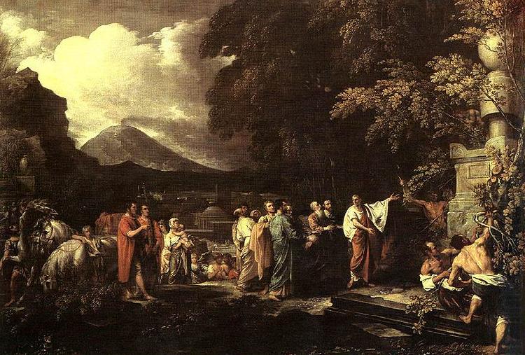 Benjamin West Cicero Discovering the Tomb of Archimedes china oil painting image